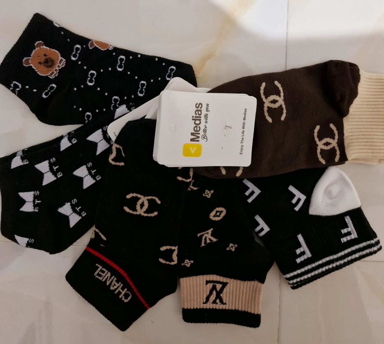 Medias brand socks from Naderi company
